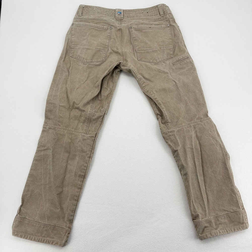 Kuhl Rydr Pants Mens 34x32 Khaki Tan Articulated Workwear Hiking Excellent - Picture 6 of 16